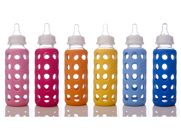 Trinkflasche für Babys aus Glas (250 ml) - Mami Poppins