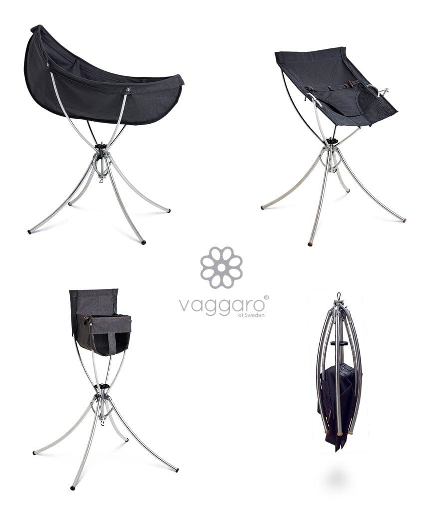 Vaggaro 3-in-1 tragbarer Hochstuhl, Babywiege und Babysitz – Mami Poppins